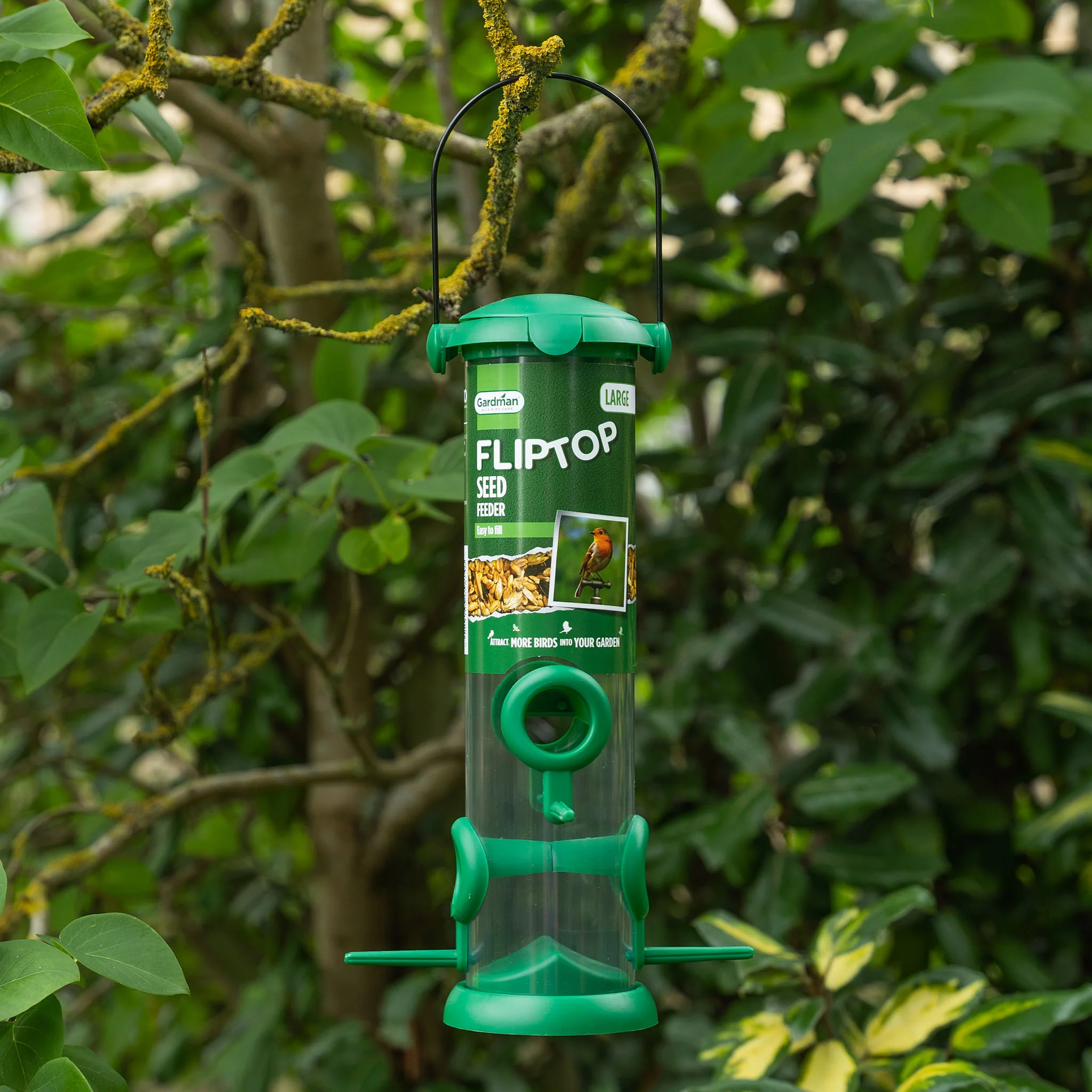 Gardman Flip Top Large Seed Feeder - Image 3