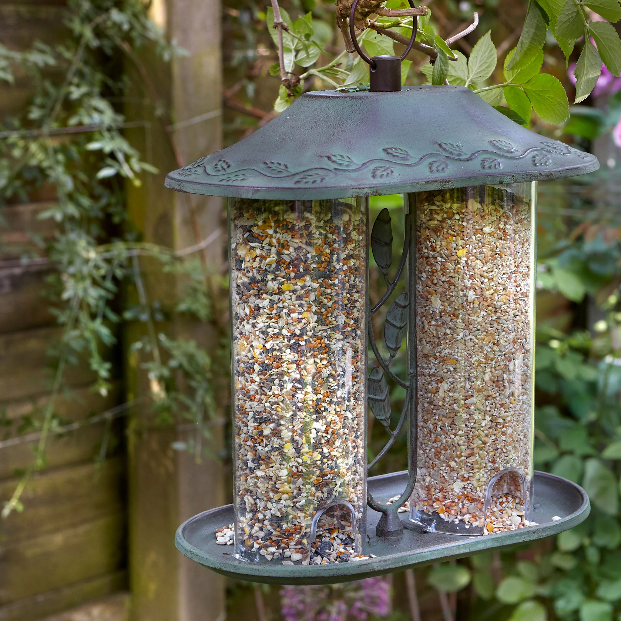 Peckish Secret Garden Dual Seed Feeder - Image 3